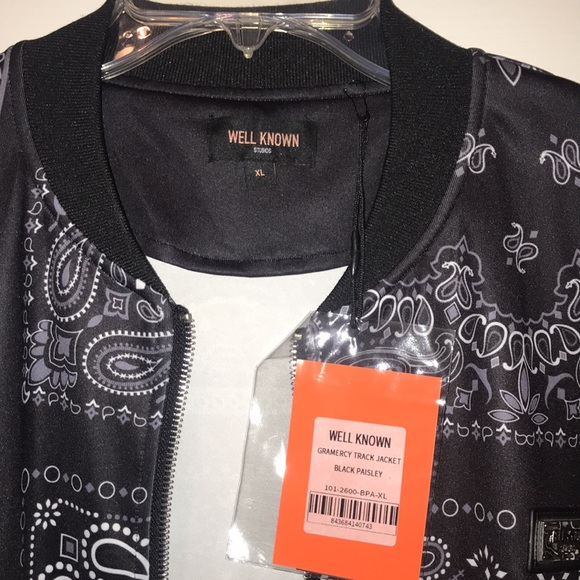 Well Known studios Gramercy track jacket size XL.. oversized, fits like a 48 XXL - Picture 3 of 6